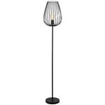 Newtown Cage Style Black Floor Lamp 49474
