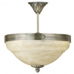 Marbella Antique Brass 3 Light Ceiling Fitting 85856