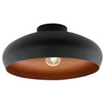 Mogano Black And Copper Semi-Flush Ceiling Light 94547