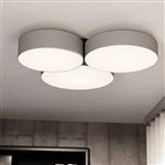 Barbano-Z LED RGB Flush Grey Ceiling Light 900855