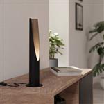 Barbotto LED Black and Wood Table Lamp 900876