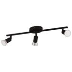 Buzz-LED Black Triple Ceiling or Wall Spot Light Bar 32431