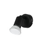 Buzz-LED Black Single Spotlight 32428