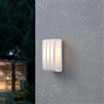 Camarda IP54 Curved White Outdoor Wall Light 900809