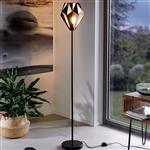 Carlton 1 Black/Copper Floor lamp 49994