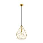 Carlton Wire Cage Gold-Coloured Ceiling Pendant 49933