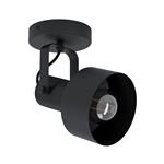 Casibare Black Steel Single Adjustable Ceiling Spotlight 99517