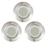 Peneto Pack of Three circular Recessed LED Spotlights