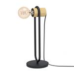 Chieveley Black & Wood Table Lamp 43543