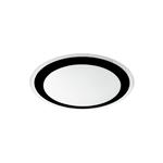 Competa 2 LED Black & White Circular Ceiling Fitting 99404