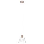 Copley Rose Gold & Clear Glass Ceiling Pendant 43631
