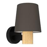 Edale Black And Cappuccino Wall Light 43783