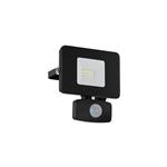 Faedo 3 Black LED Dedicated Sensor Flood Light 97459