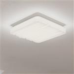 Ferentino LED Small White Square Flush Light 900609