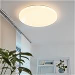 Frania LED Plastic White Flush Ceiling/Wall Light 98446