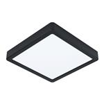 Fueva-Z Small Black IP44 Rated Square LED Flush Light 900109
