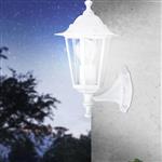 Laterna 5 IP44 rated White Upwards Outdoor Wall Light 22463