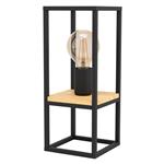 Libertad Black & Light Wood Table Lamp 99797