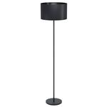 Maserlo 1 Textured Black Cylinder Floor Lamp 99046