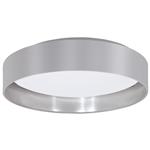 Maserlo 2 Circular Silver Grey Flush Ceiling Fitting 99543