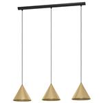 Narices Black Steel, Brushed Brass & Gold Pendant 99592