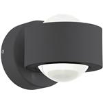 Ono 2 Anthracite LED Double Wall Light 96049