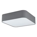 Pasteri Square Grey Fabric Ceiling Fitting 99092