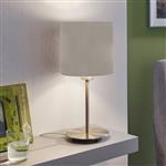 Pasteri Switched Table Lamp with Taupe Shade 31595