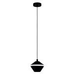 Perpigo LED Black & White Single Ceiling Pendant 98681