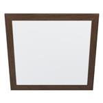 Piglionasso LED Walnut Wood Frame Large White Ceiling Light 99475