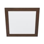 Piglionasso LED Walnut Wood Frame White Ceiling Light 99474