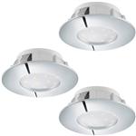 Pineda Pack Of Three White IP44 Rated Spot Lights 95822
