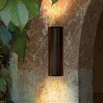 Riga LED Outdoor Antique Brown Wall Light 94105