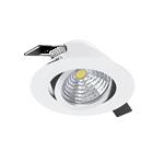 Saliceto LED White Recessed Cool White Round Spot Light 98305