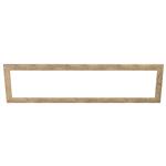 Salobrena-F Rectangular Rustic Oak Finish Wooden Frame Accessory 99434
