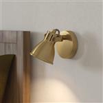 Seras LED Brushed Brass Single Spotlight 900169