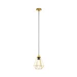 Tarbes Brushed Brass Small Ceiling Pendant 43681