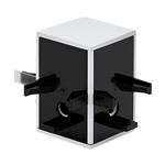 TP Cube Connector Black and White for Eglo Track System Pro 98802