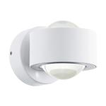 Treviolo LED White & Clear Glass Garden Wall Light 98747