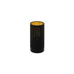 Varillas Steel Fabric Black/gold Table Lamp 98314
