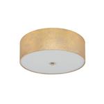 Viserbella Flush Glossy Gold Coloured Triple Ceiling Light 97642