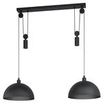 Winkworth 1 Double Rise and Fall Black Pendant 43436