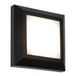 Severus Square Black IP65 Exterior LED Guide Light 61218