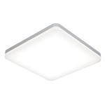 Noble IP44 Silver Square LED Bathroom Light 54487