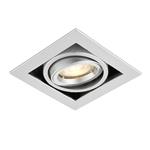 Garrix Single Silver Finish Tilting Recess Downlight 78535