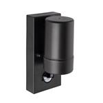Icarus PIR Black IP44 rated Outdoor Wall Light 81010