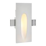 Zeke LED Rectangle Plaster In Wall Light 92313