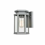 Fae Silver Grey IP44 Outdoor Wall Fitting FRA93