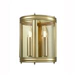 Deepti Polished Brass Lantern Wall Light FRA988