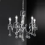 Pressy Chrome and Crystal 5 Arm Ceiling Light TP2155/5